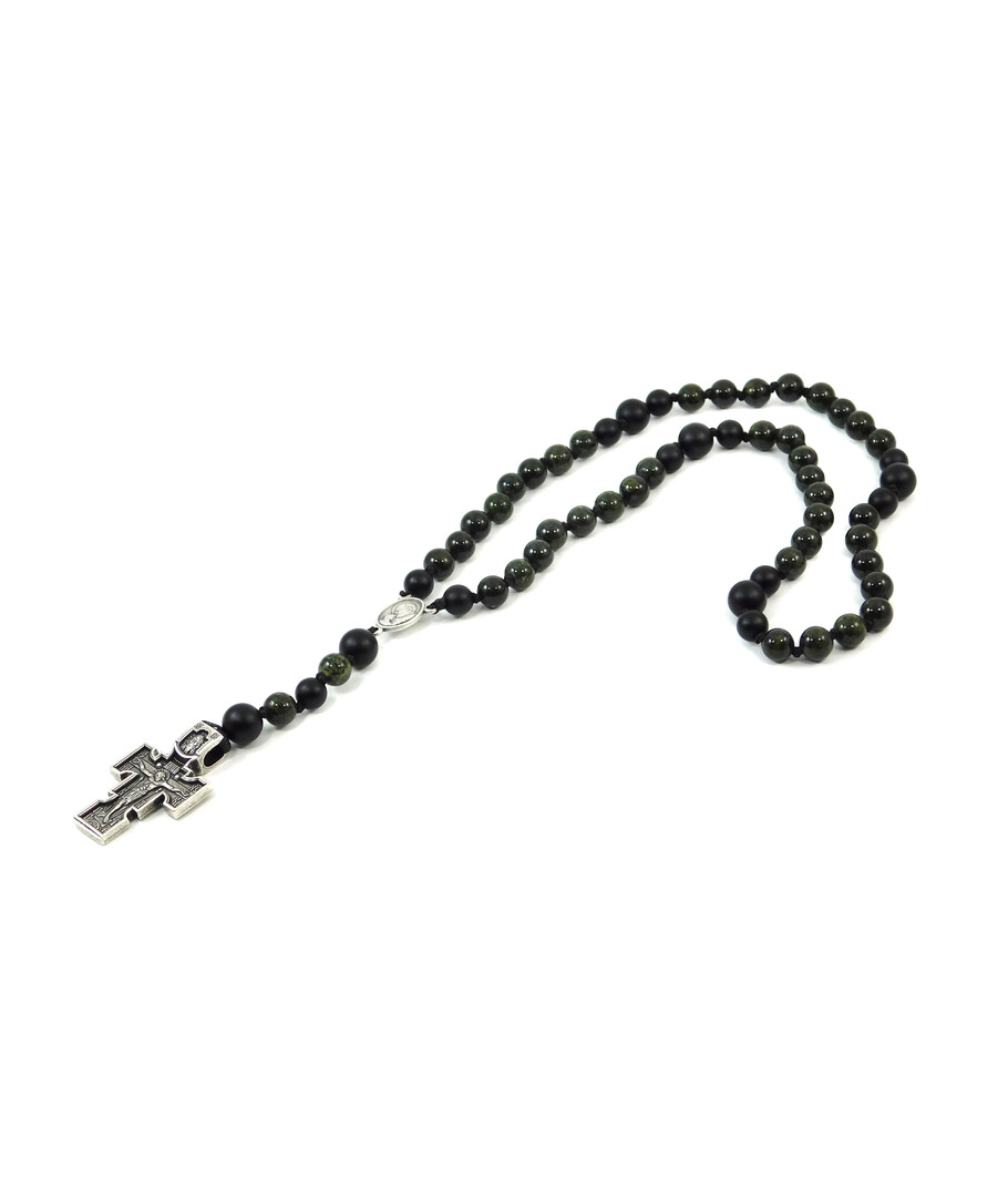 Rosary for prayer Snake, Shungite