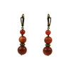 Earrings Sponge coral