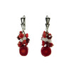 Earrings Coral galtovka, crumb