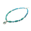 Exclusive necklace &quot;Halyna&quot; Turquoise, barrel