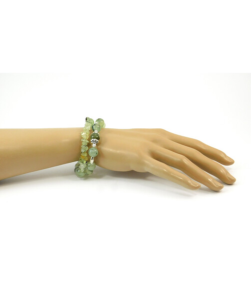 Exclusive bracelet "Solya" Prenit, crumb, 2 rows