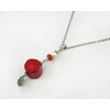 Exclusive pendant &quot;Zendeya&quot; coral, pearls