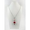 Exclusive pendant &quot;Zendeya&quot; coral, pearls