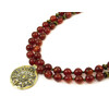 Exclusive necklace &quot;Yarylo&quot; Carnelian, 2 rows