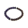 Exclusive bracelet &quot;Duet&quot; Garnet, Amethyst, silver