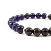 Exclusive bracelet &quot;Duet&quot; Garnet, Amethyst, silver