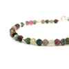 Exclusive bracelet &quot;Duet&quot; Tourmaline facet, silver