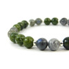 Exclusive bracelet &quot;Duet&quot; Labrador, Jadeite, silver