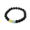 Exclusive bracelet &quot;Azov&quot; Shungite, Citrine, Aquamarine