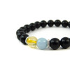 Exclusive bracelet &quot;Azov&quot; Shungite, Citrine, Aquamarine