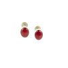 Stud earrings Coral, silver