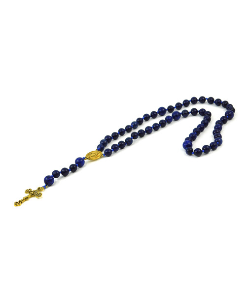 Rosary for prayer Lapis lazuli