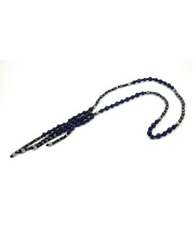 Exclusive sotoire "Aiza" Lapis lazuli, Hematite facet