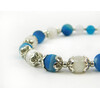 Exclusive bracelet &quot;Blue Star&quot; Agate, Adular