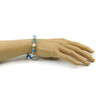 Exclusive bracelet &quot;Blue Star&quot; Agate, Adular