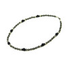 Exclusive necklace &quot;Perseus&quot; Agate, Hematite puck, Cat&#039;s eye