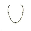 Exclusive necklace &quot;Perseus&quot; Agate, Hematite puck, Cat&#039;s eye