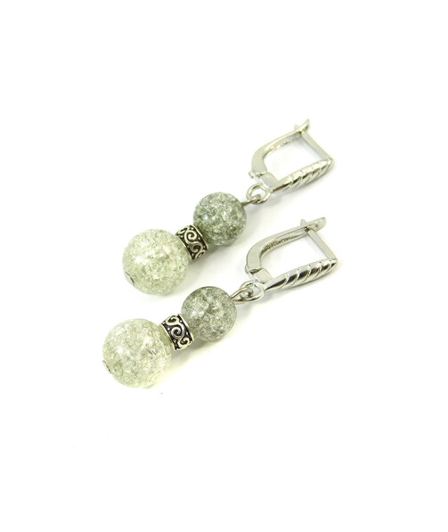 Sugar quartz earrings