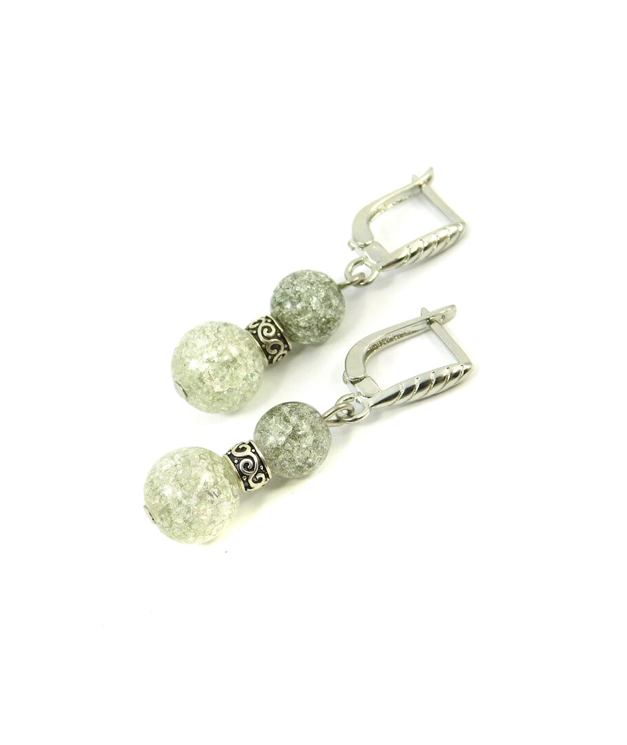 Sugar quartz earrings