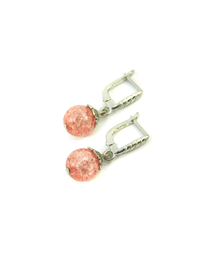 Sugar quartz earrings