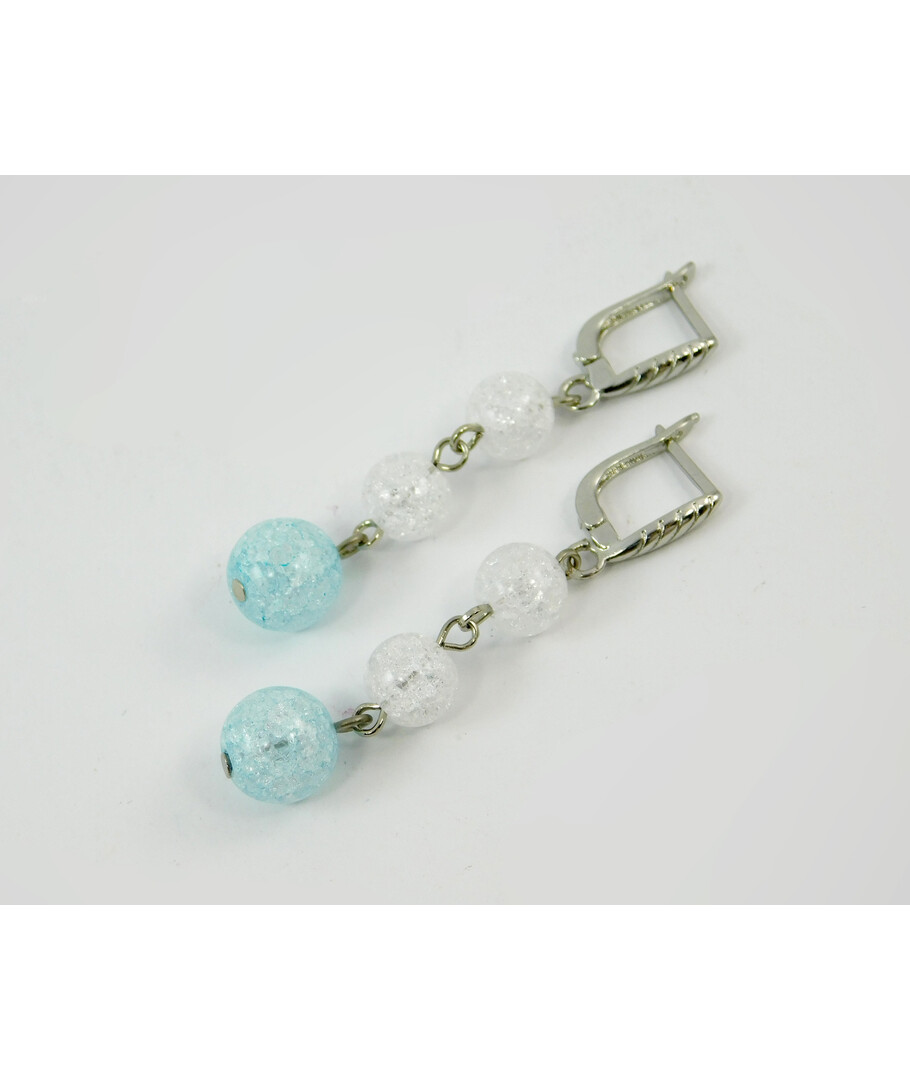 Exclusive sugar quartz earrings