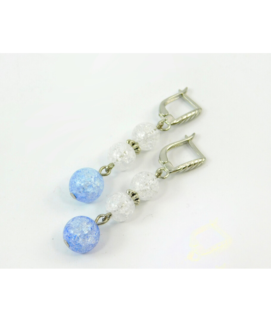 Exclusive sugar quartz earrings