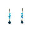 Exclusive earrings &quot;Sol&quot; Agate, mother-of-pearl crumb