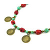 Exclusive necklace &quot;Caribbean Treasures&quot; Turquoise, Coral galtovka