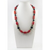 Exclusive necklace &quot;Makhidevran&quot; Coral tail, Agate barrel