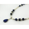 Exclusive necklace &quot;Eliza&quot; Pearls, lapis lazuli