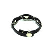 Exclusive pearl leather bracelet