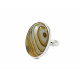 Agate ring, silver