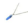 Pendant Quartz blue crystal