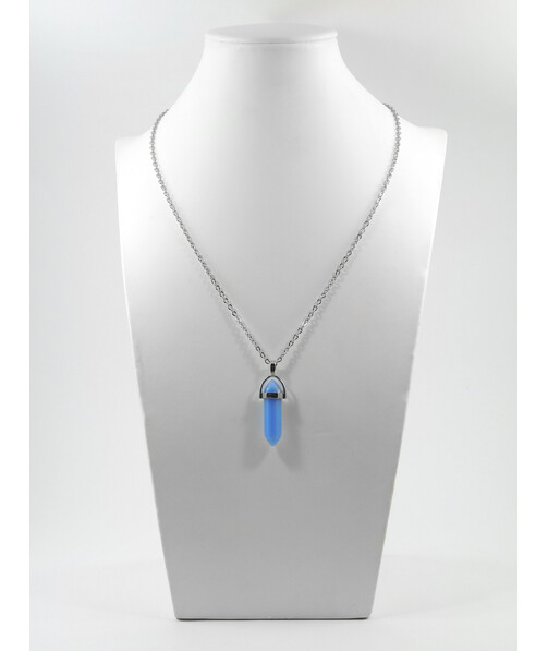 Pendant Quartz blue crystal