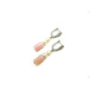 Exclusive earrings &quot;Elena&quot; Opal barrel, Pearls