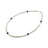 Exclusive necklace &quot;Niana&quot; Pearls gray rice, black