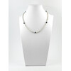 Exclusive necklace &quot;Niana&quot; Pearls gray rice, black