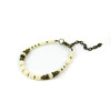 Exclusive bracelet &quot;Cornelia&quot; White coral, rondel, barrel, drop