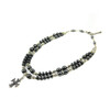 Exclusive necklace &quot;Marel&quot; Hematite, puck, 2 rows