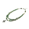 Exclusive necklace &quot;Yaz&quot; Jasper, 2 rows