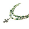 Exclusive necklace &quot;Yaz&quot; Jasper, 2 rows