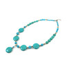 Exclusive necklace &quot;Verda&quot; Turquoise, coin