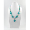 Exclusive necklace &quot;Verda&quot; Turquoise, coin