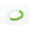 Variscite bracelet, Moonstone, rubber band