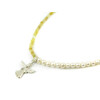 Exclusive necklace &quot;Rosalie&quot; Citrine facet, Pearls