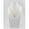 Exclusive necklace &quot;Rosalie&quot; Citrine facet, Pearls