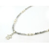 Exclusive necklace &quot;Rosalie&quot; Labrador face, Pearls