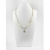 Exclusive necklace &quot;Rosalie&quot; Labrador face, Pearls