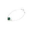 Malachite bracelet, silver