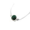 Malachite bracelet, silver